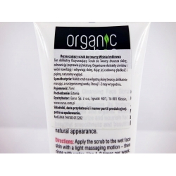 Organic Shop - Oczyszczający peeling do twarzy - Wiśnia i imbir